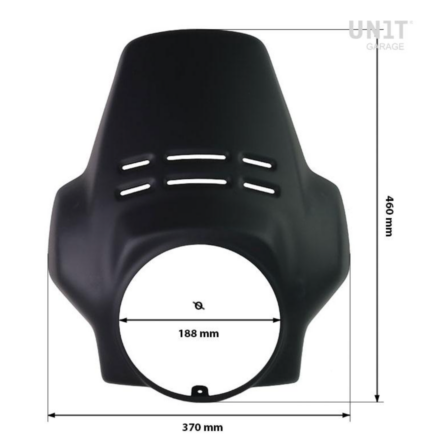 Cúpula Fenouil + guardabarros delantero BMW R12 NineT TIPO GS