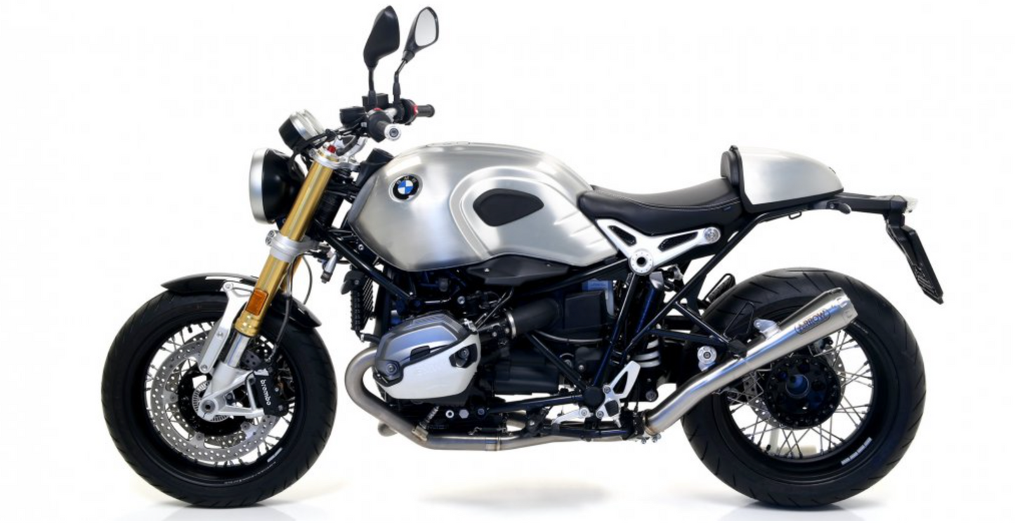 SILENCIOSO ARROW PRO-Race homologado en nicromo para BMW R NINE T 14-19