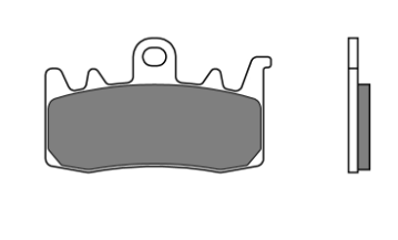 Pastillas de freno sinterizadas Brembo acabado SA